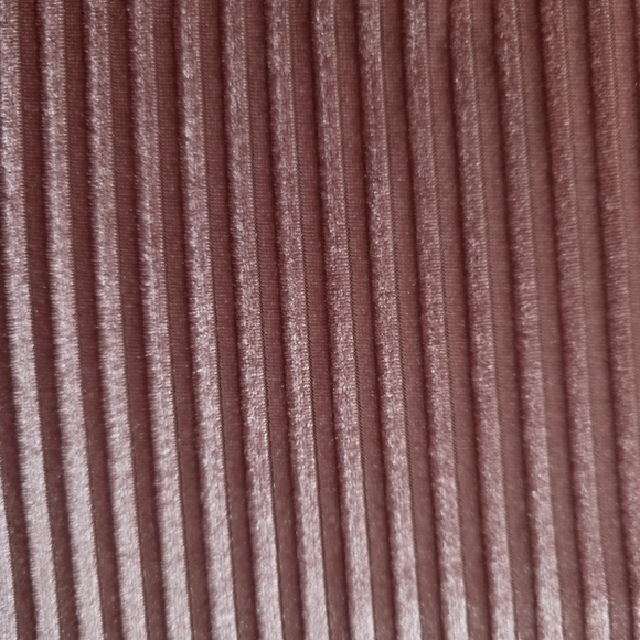 Ever Pretty Rose Gold Pleated Velvet Maxi Dress - Picture 3 of 5